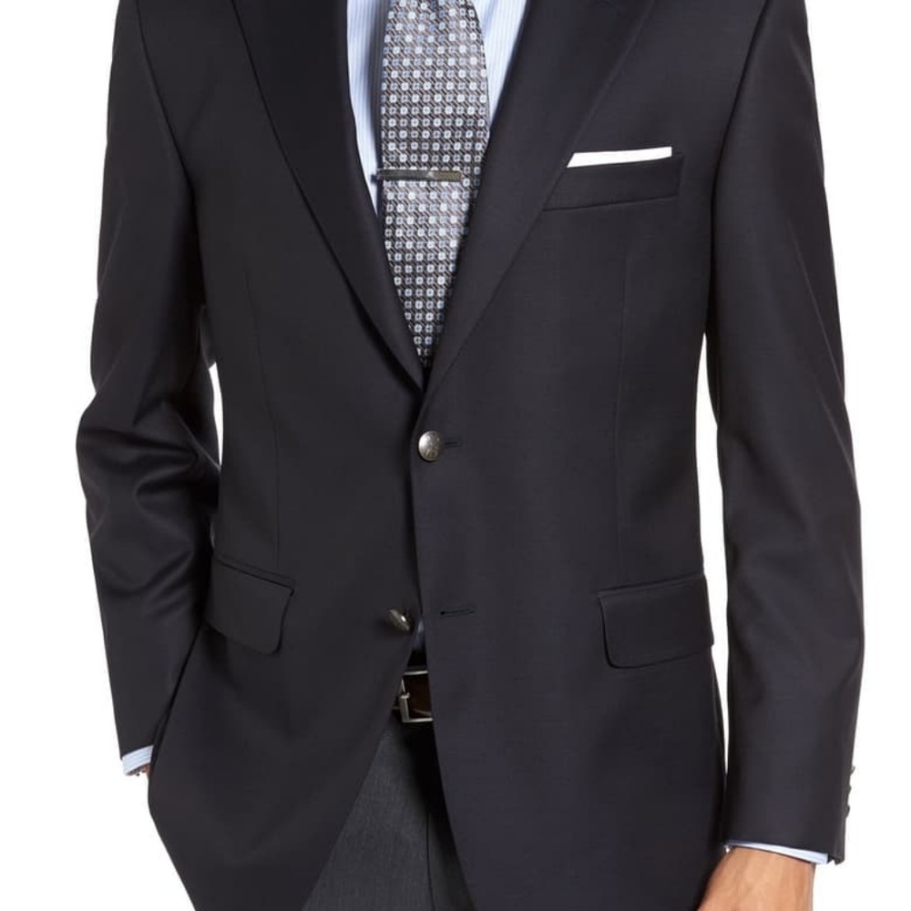 Almost new Hickey Freeman Black Blazer